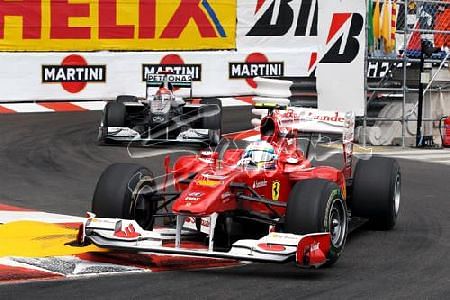 Fernando Alonso followed by Michael Schumacher