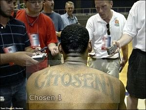 Lebron James Tattoo : The Chosen 1
