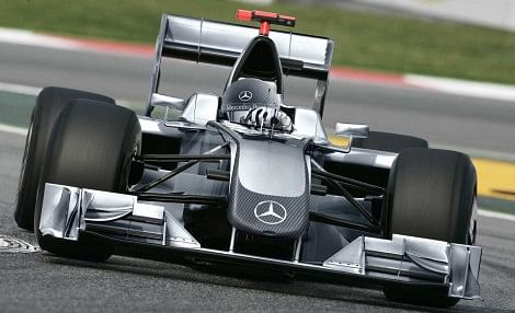 mercedes F1 Car