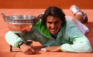 The King of Clay with the ultimate trophy for Clay Court Tennis